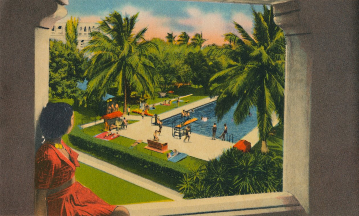 Piscine, Hôtel Del Prado, Barranquilla, vers 1940 - Unbekannt
