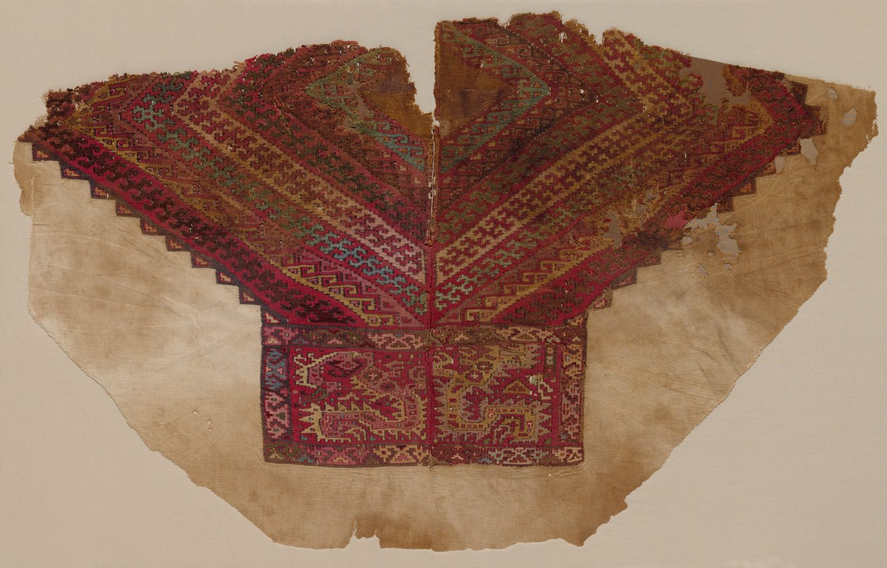 Col tissé en tapisserie d