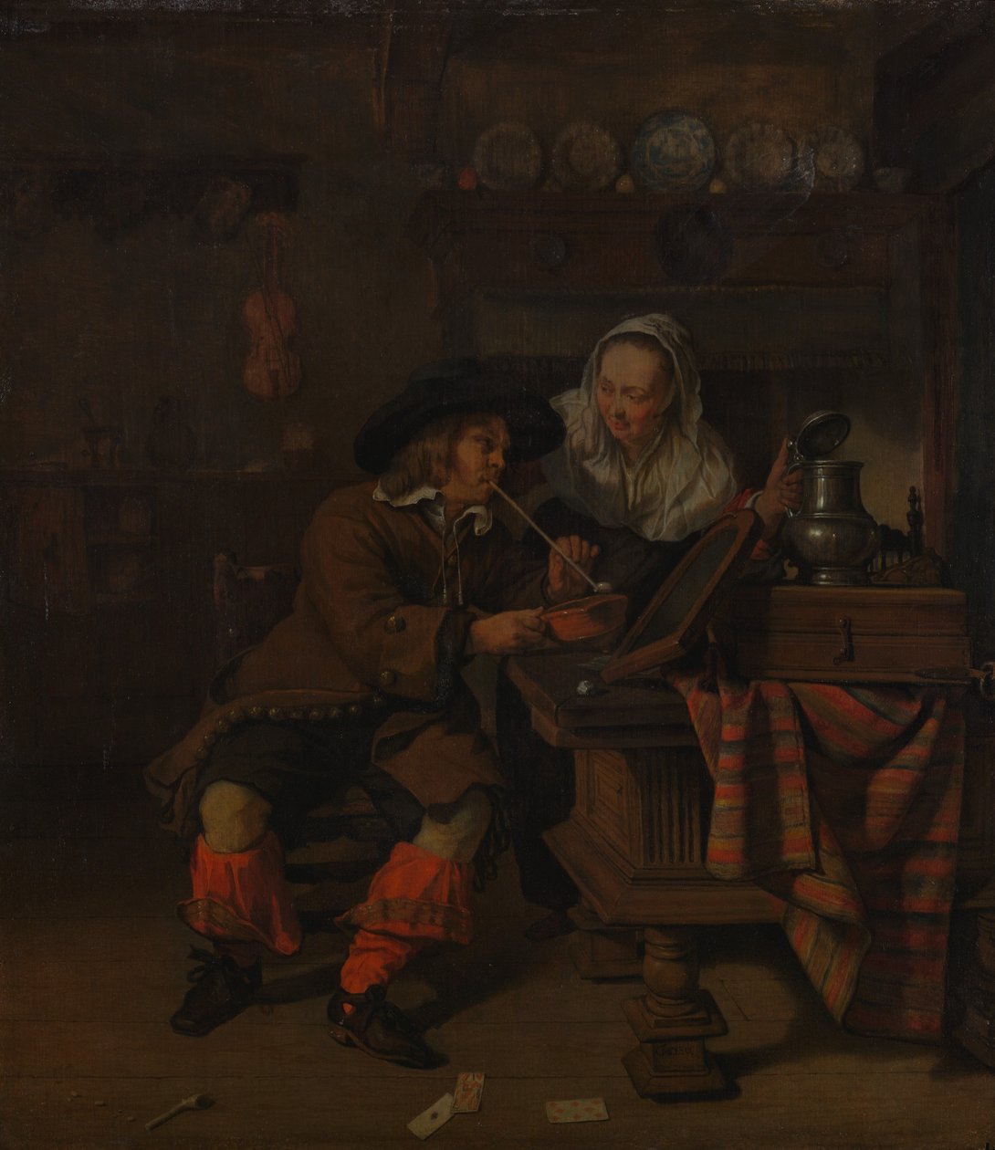 Scène de taverne - Unbekannt