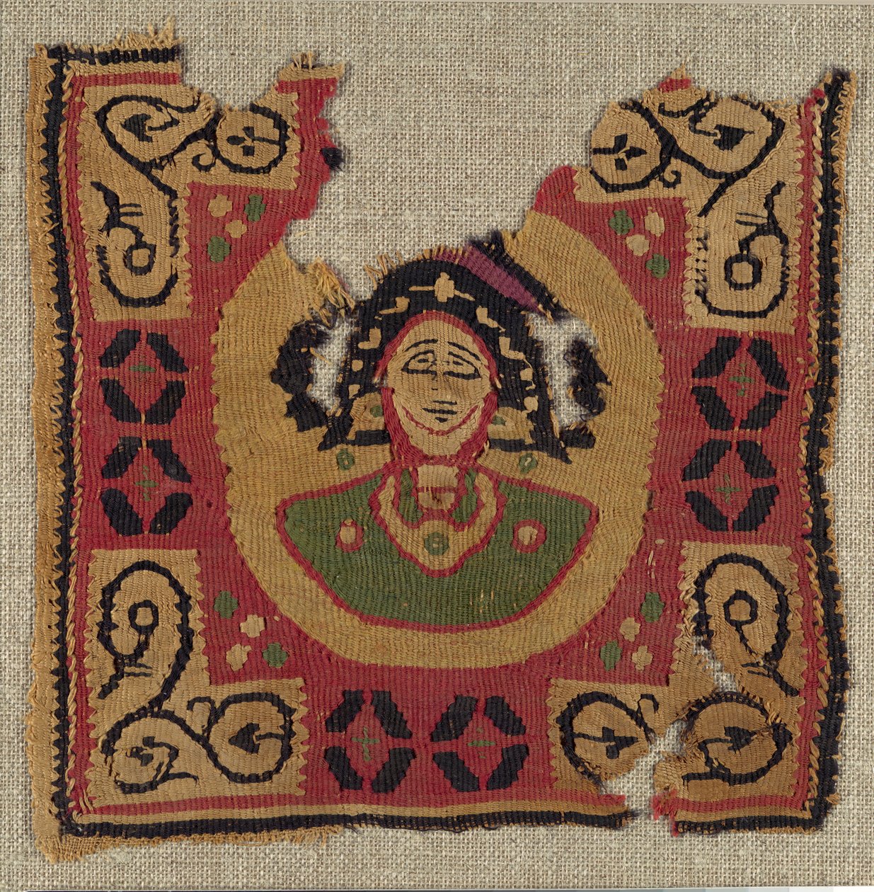 Fragment de textile, copte, 6ème-7ème siècle - Unbekannt