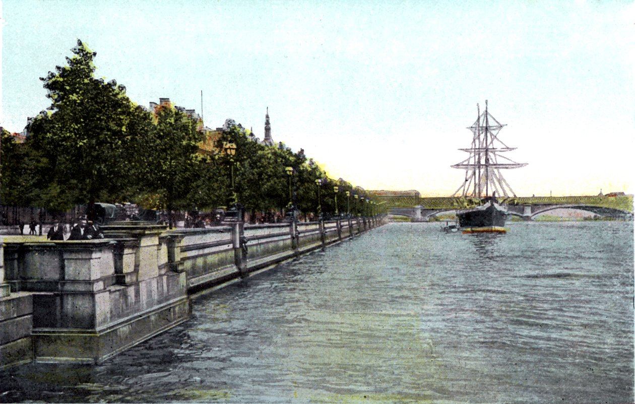 Thames Embankment, Londres, 20ème siècle - Unbekannt