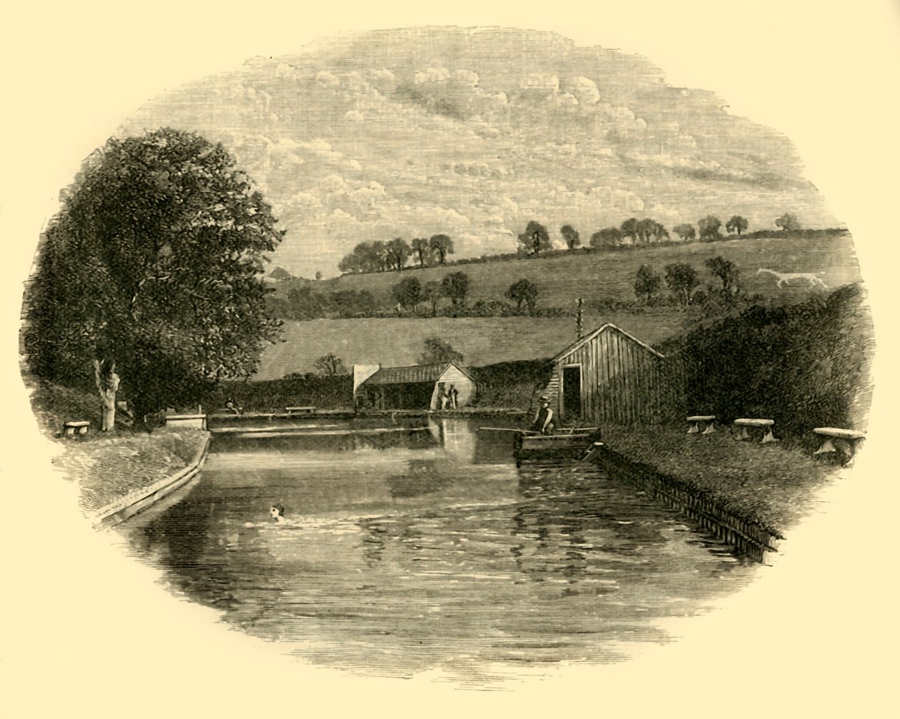 Le lieu de baignade, 1898 - Unbekannt