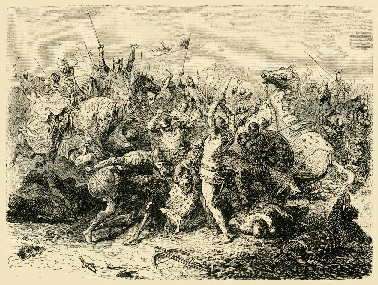 La bataille de Bouvines, 1214, 1890 - Unbekannt