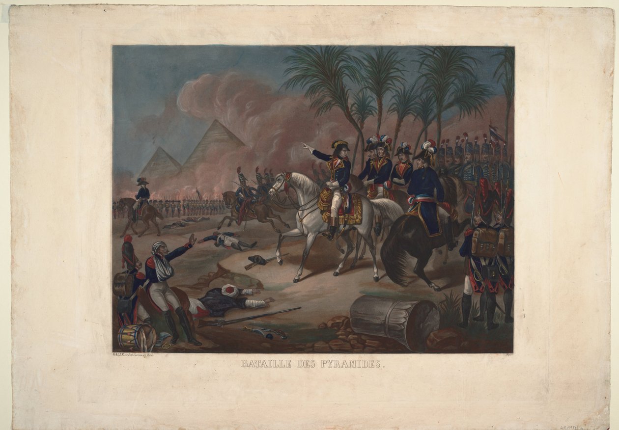La Bataille des Pyramides, 1800 - Unbekannt