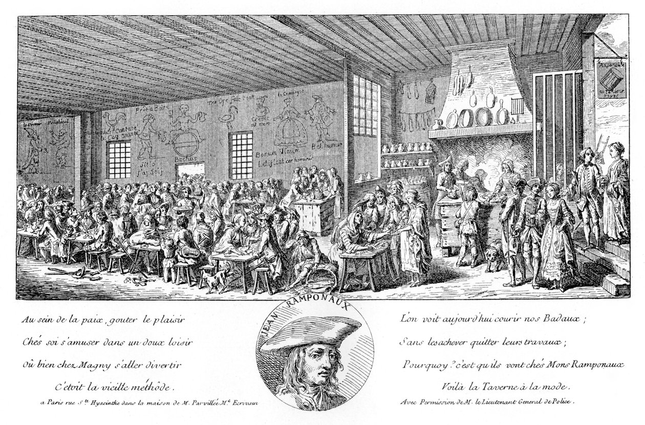 Le cabaret de Ramponneau, 1885 - Unbekannt