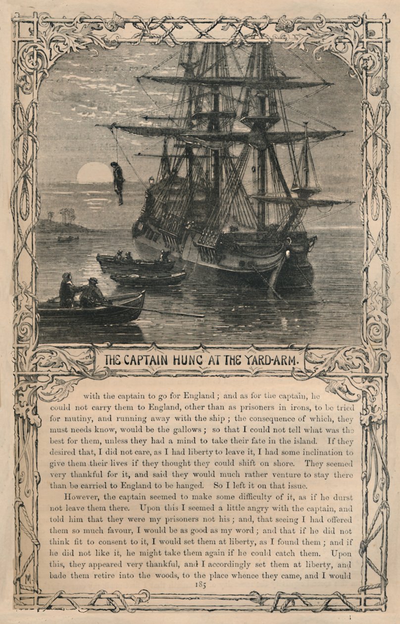 Le capitaine pendu au mât, vers 1870 - Unbekannt