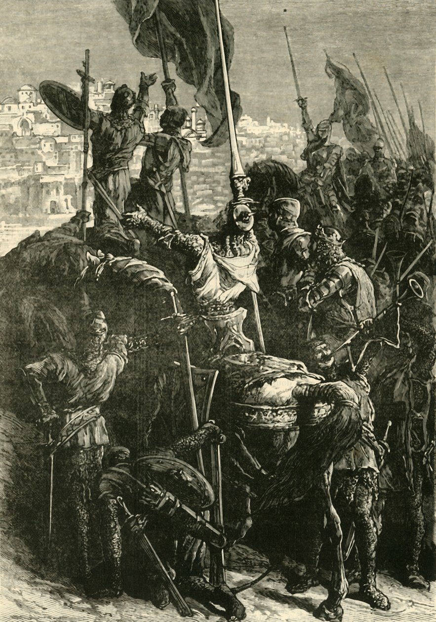 Les Croisés devant Jérusalem, 1099 - Unbekannt