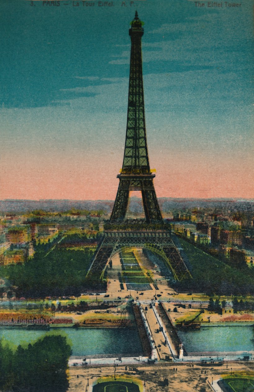 La tour Eiffel, Paris, vers 1920 - Unbekannt