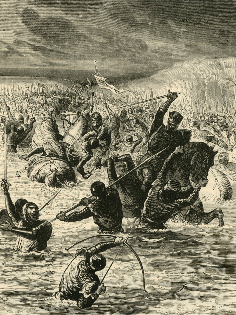 Les Anglais passant la Somme, 1346 - Unbekannt