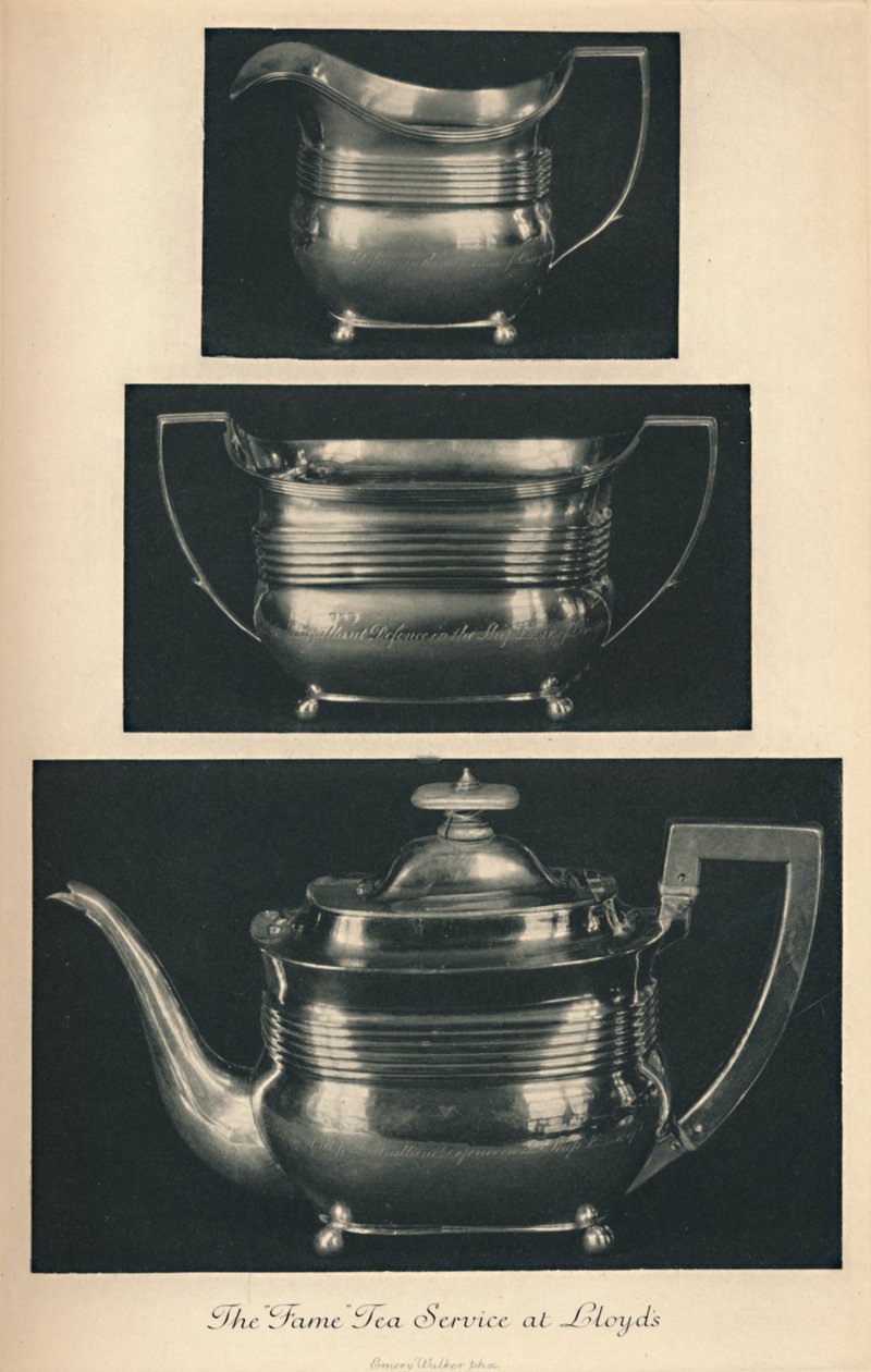 Le Service à Thé Fame chez Lloyds, vers 1804, 1928 - Unbekannt