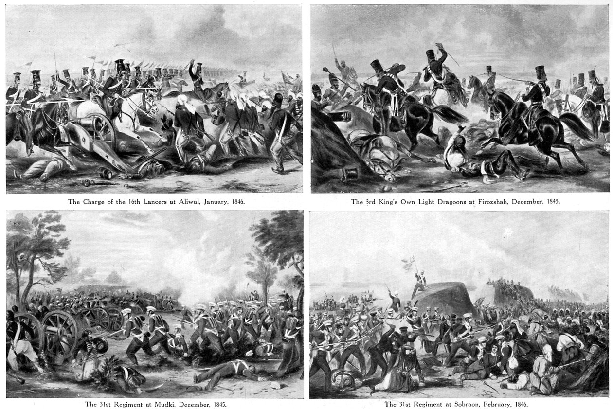La Première Guerre Sikh, Inde, années 1840, vers 1920 - Unbekannt