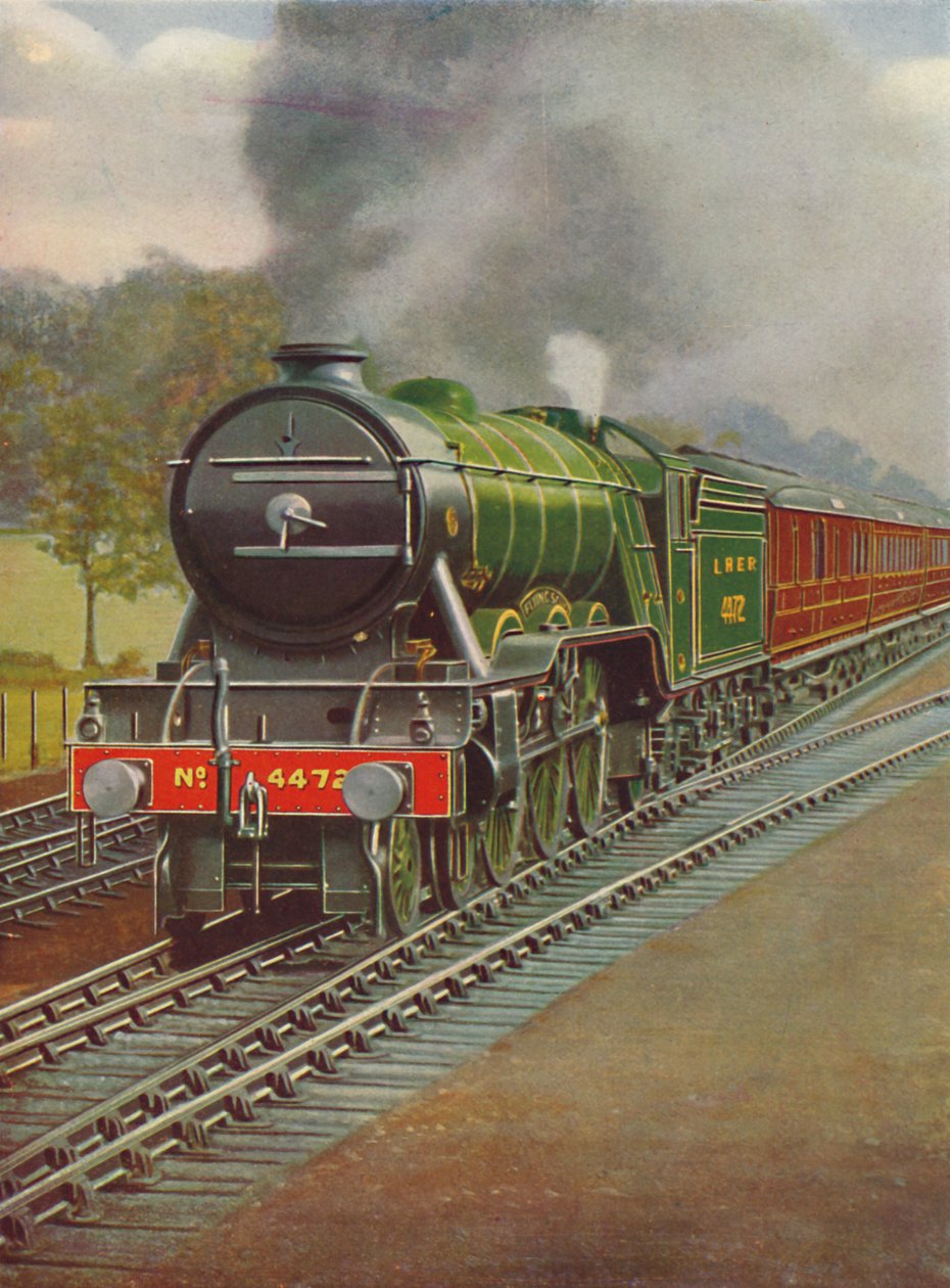 Le Flying Scotsman passant Hadley Wood, L.N.E.R., 1926 - Unbekannt