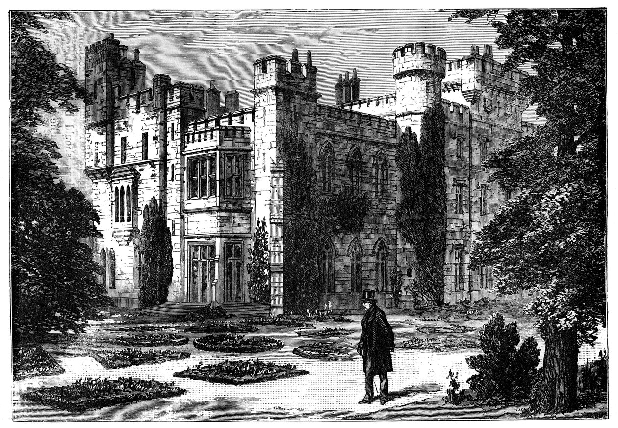 Le Jardin, Château de Hawarden, Flintshire, Pays de Galles, 19ème siècle - Unbekannt