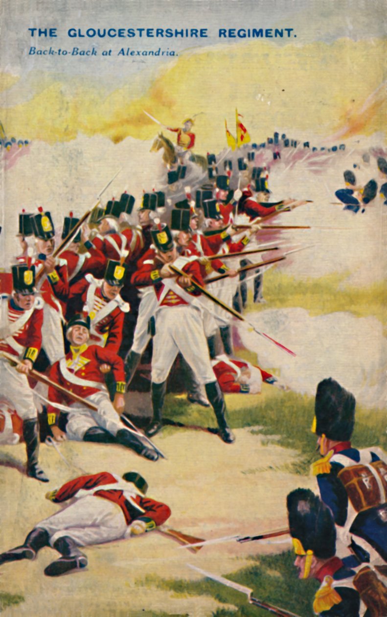 Le régiment de Gloucestershire. Dos à dos à Alexandrie, 1801, 1939 - Unbekannt
