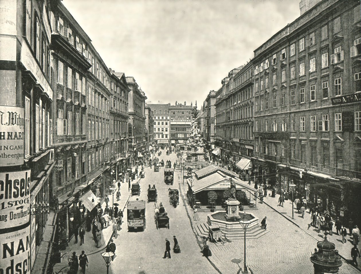 Le Graben, Vienne, Autriche, 1895 - Unbekannt