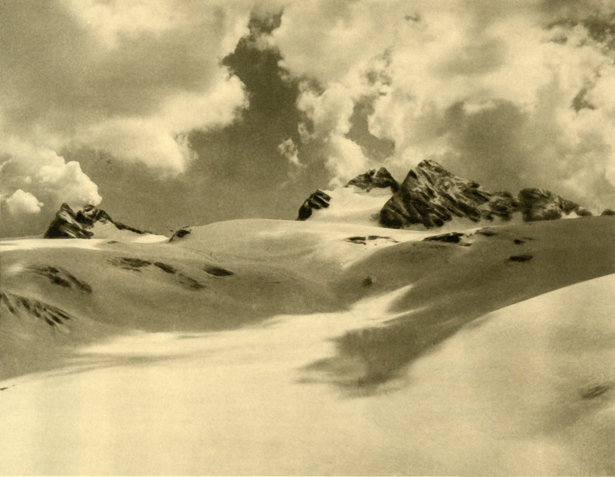 Le glacier de Hallstätter, montagnes du Dachstein, Haute-Autriche, vers 1935 - Unbekannt