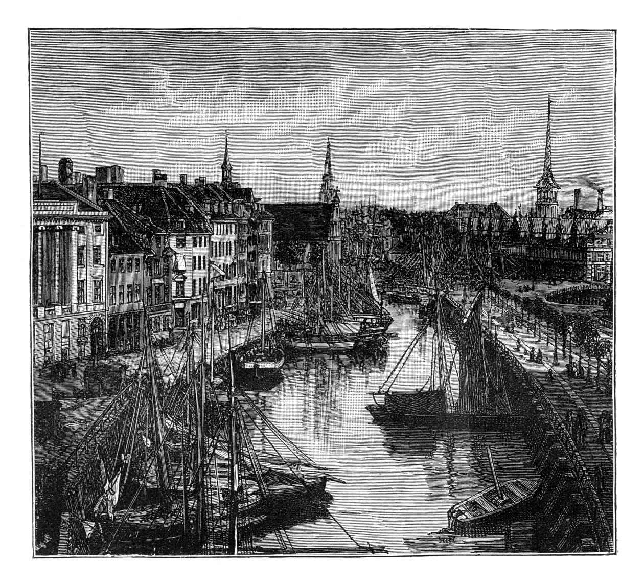 Le port, Copenhague, Danemark - Unbekannt