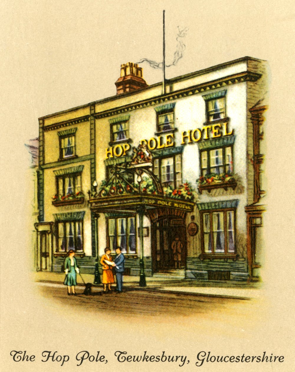 Le Poteau de Houblon, Tewkesbury, Gloucestershire, 1936 - Unbekannt
