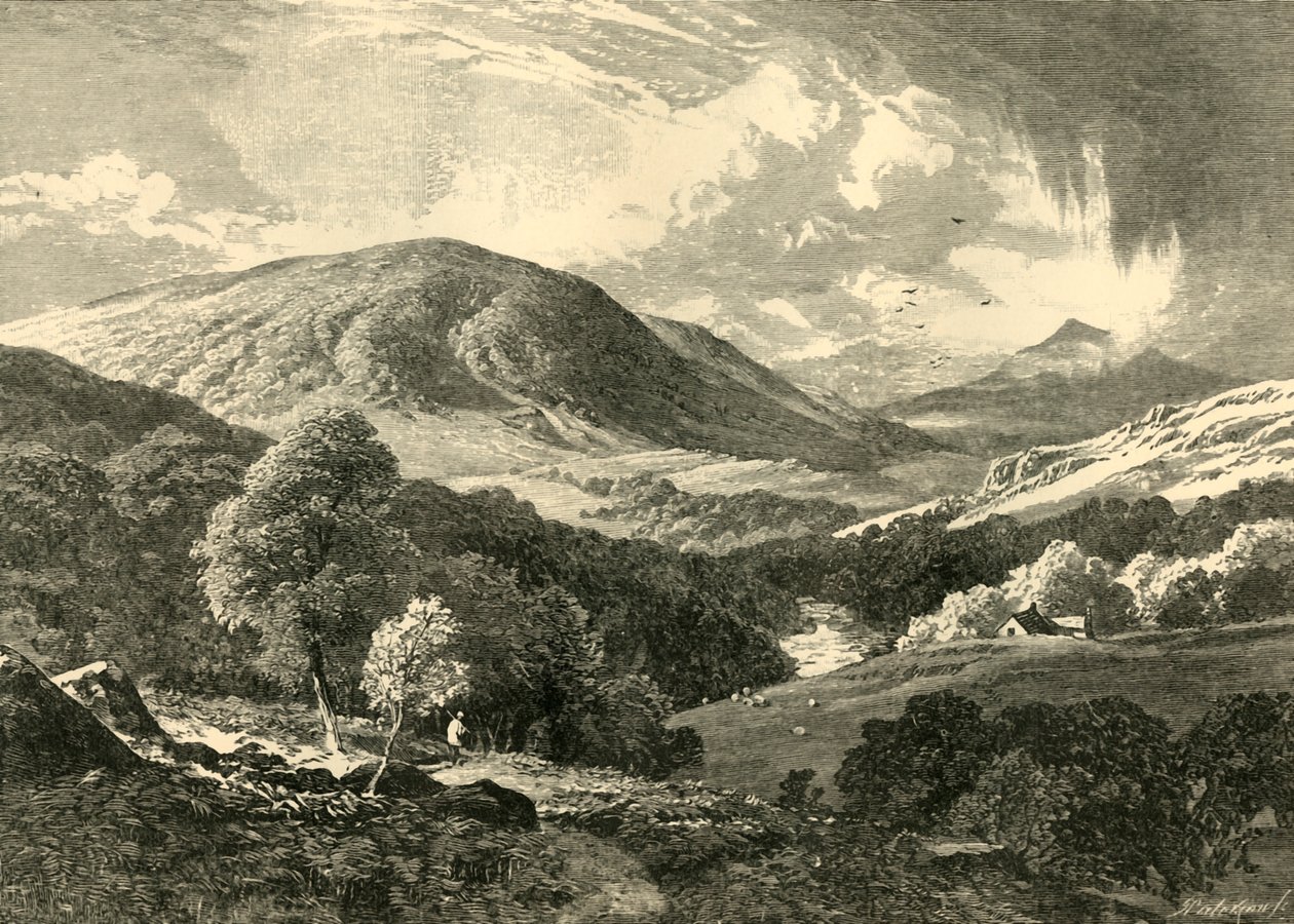 La vallée de Lledr, 1898 - Unbekannt