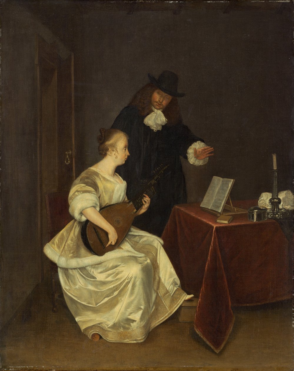 La leçon de musique, vers 1670 - Unbekannt