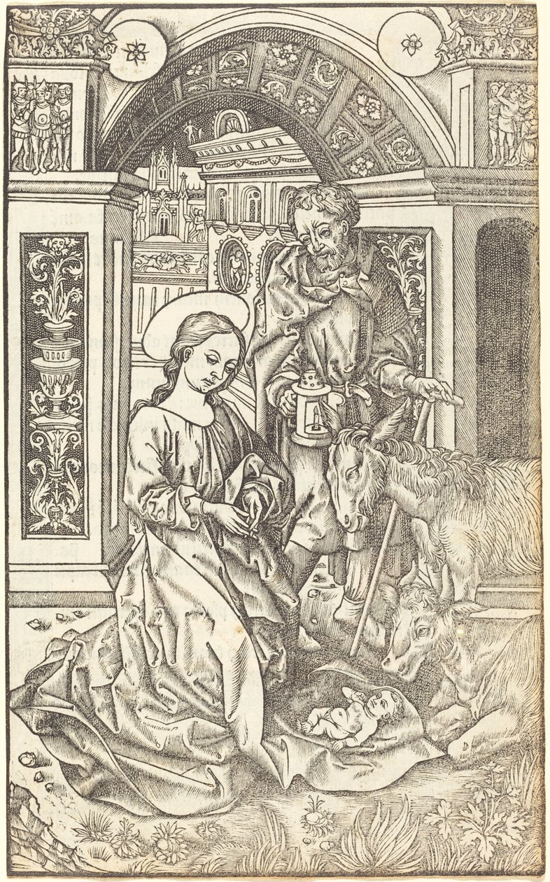 La Nativité, vers 1500 - Unbekannt