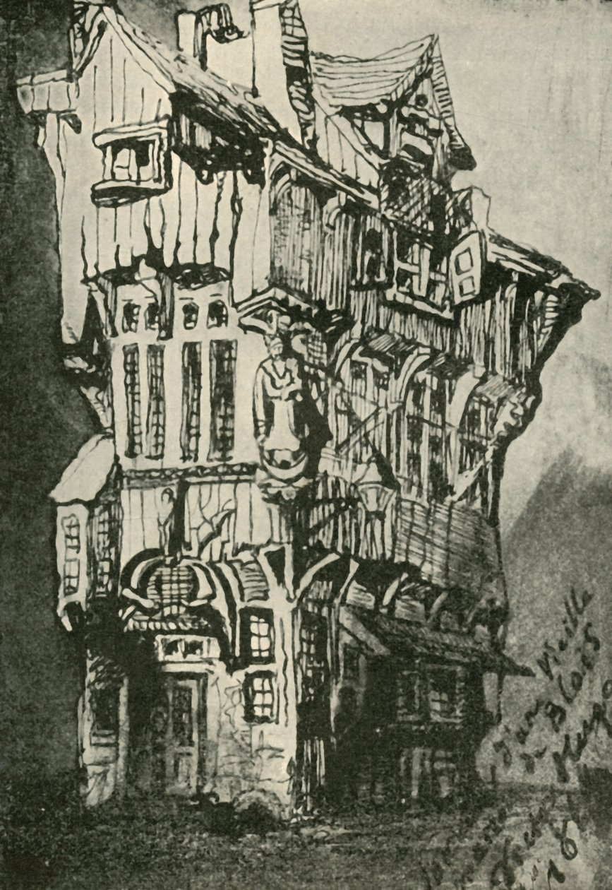 La vieille maison à Blois, 19e siècle, 1902 - Unbekannt