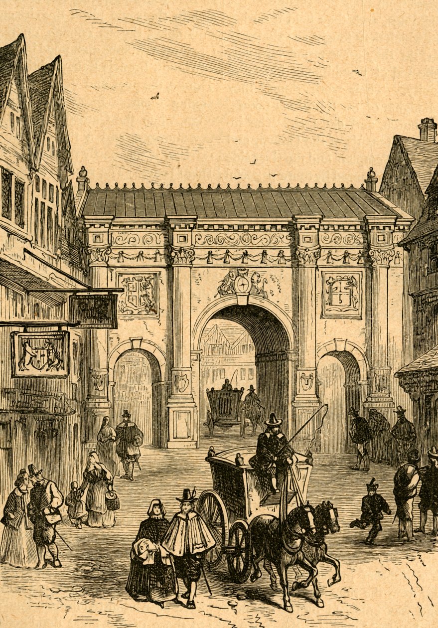 Le vieux Temple Bar en bois, 1897 - Unbekannt