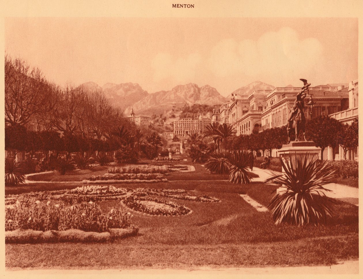 Le Jardin Public, Menton, 1930 - Unbekannt