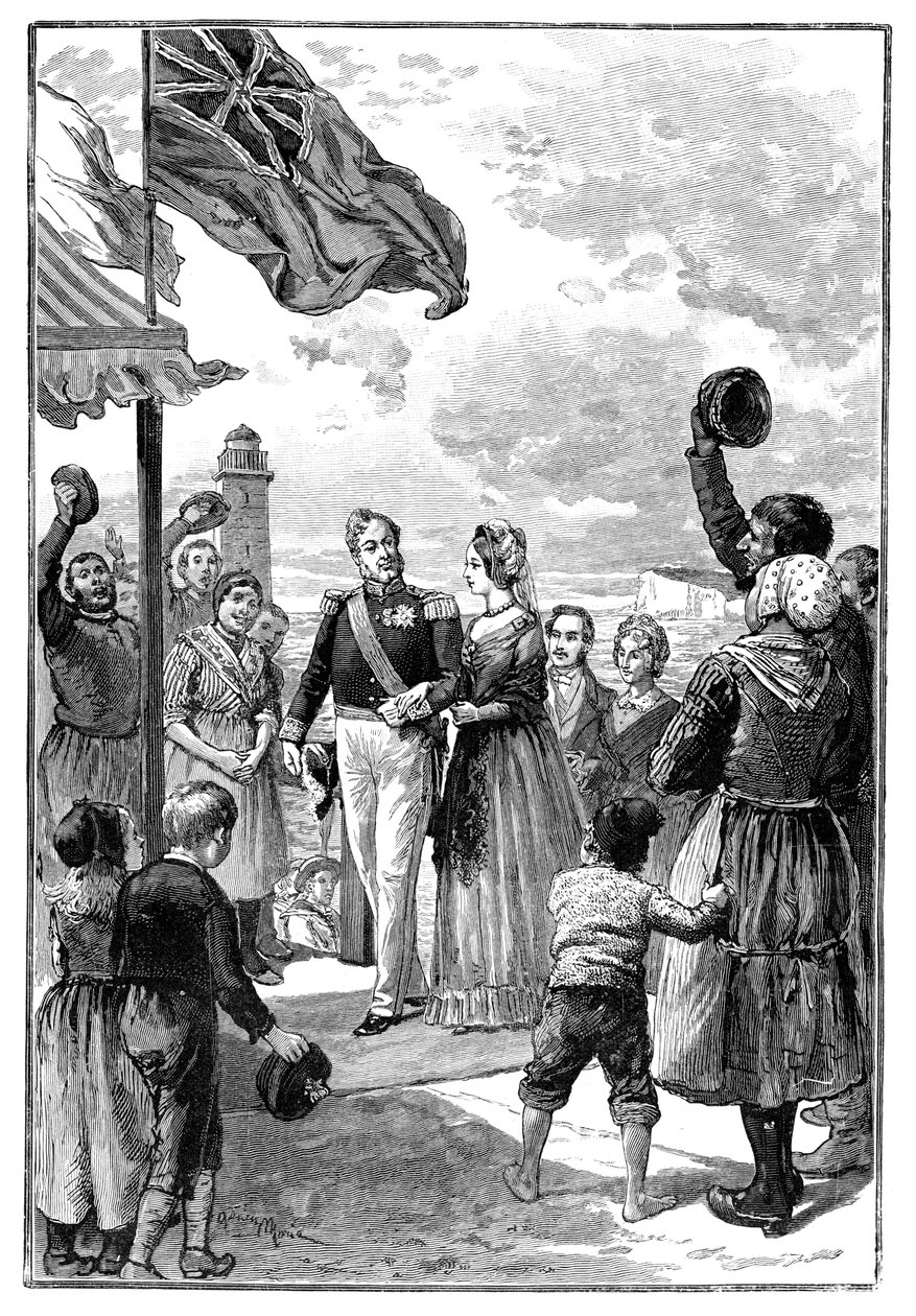 La visite de la reine en France - Unbekannt