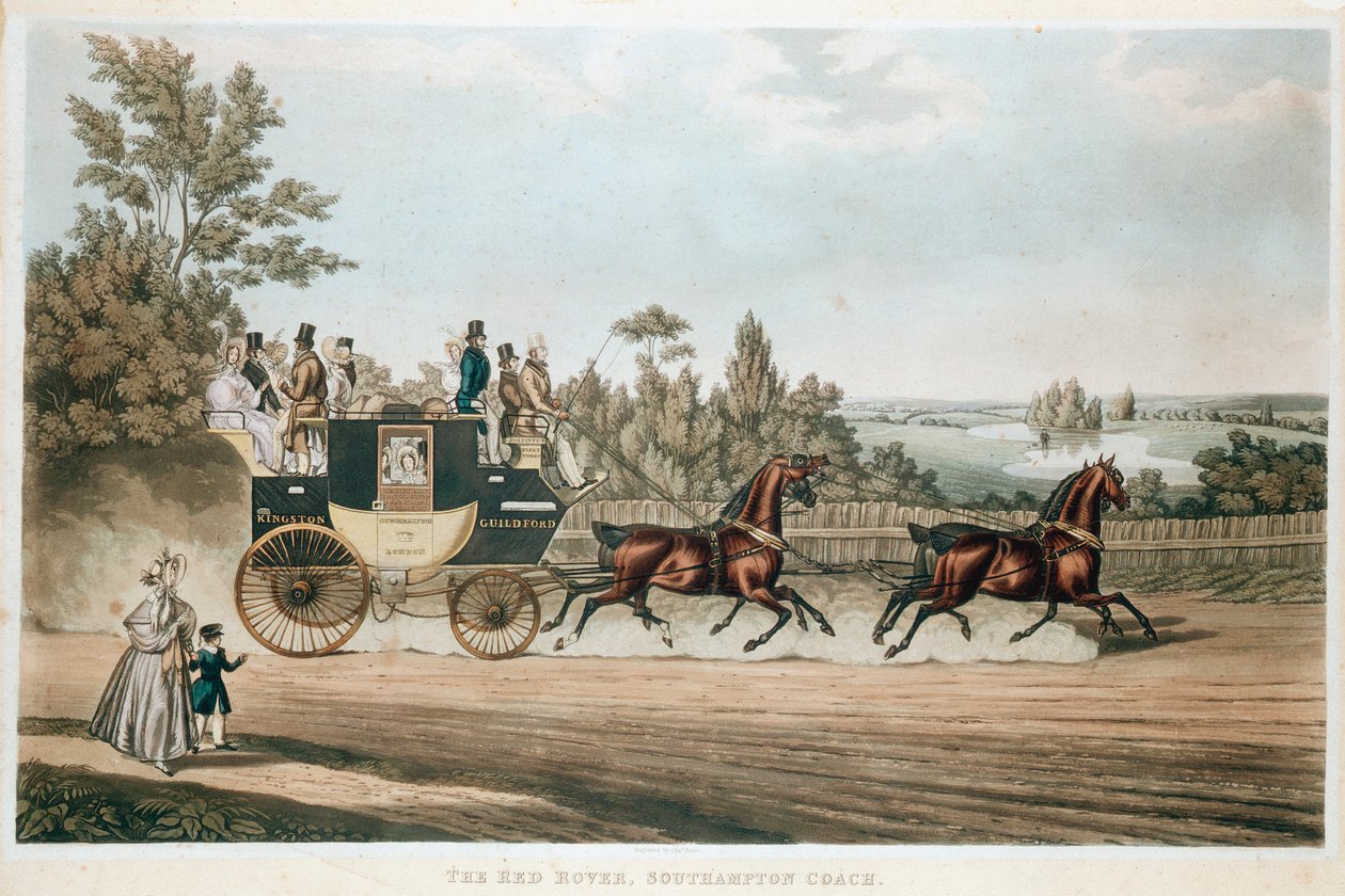 Le Red Rover, Carrosse de Southampton, vers 1815 - Unbekannt