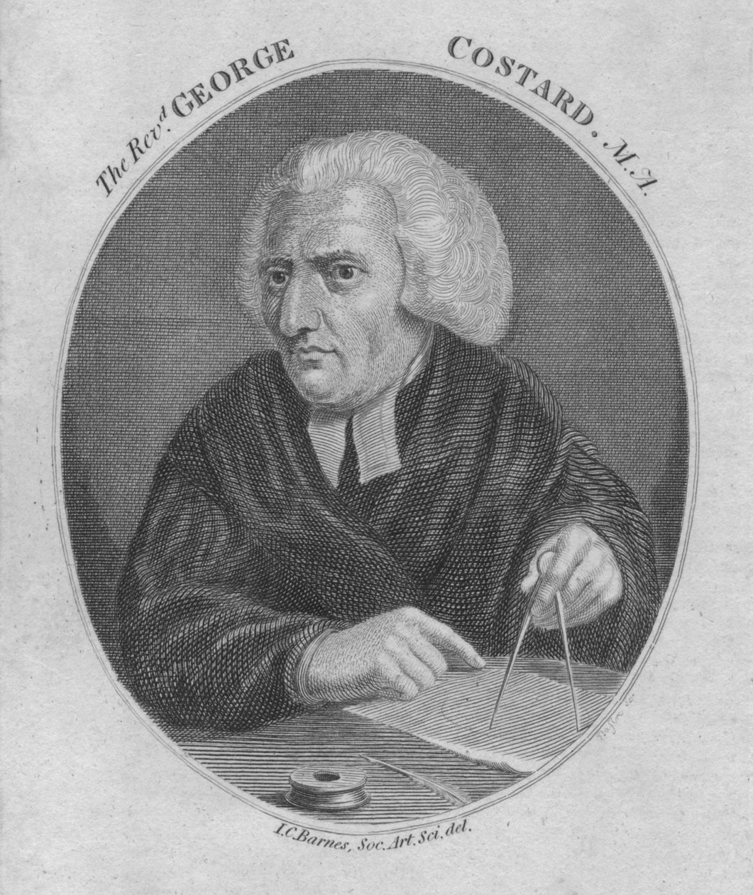Le Révérend George Costard. M.A., 1805 - Unbekannt