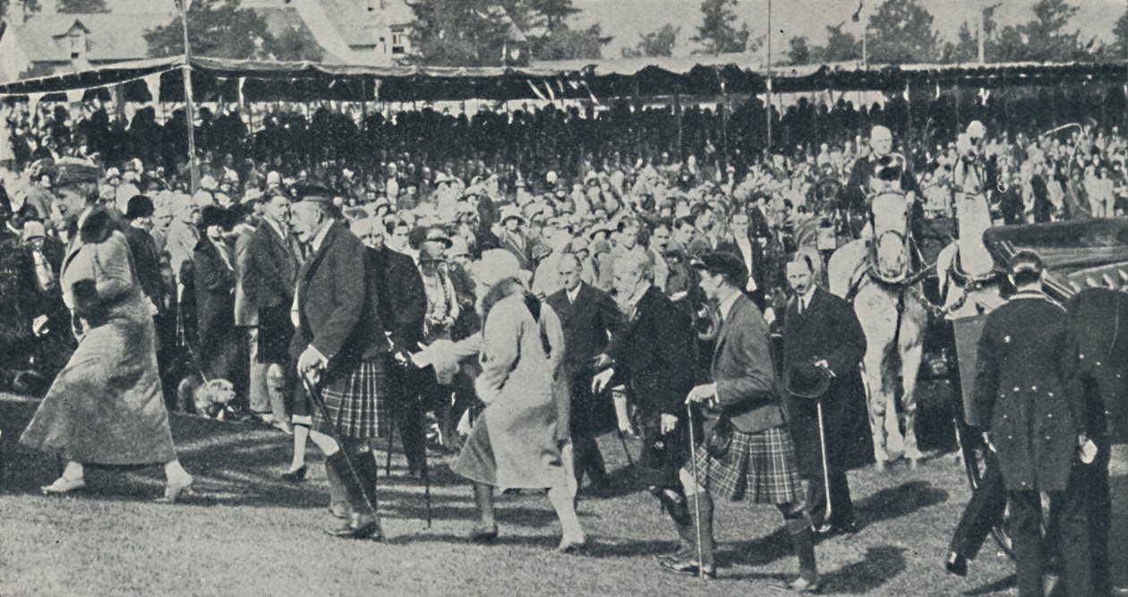 La Famille royale en Écosse, vers 1930, 1937 - Unbekannt
