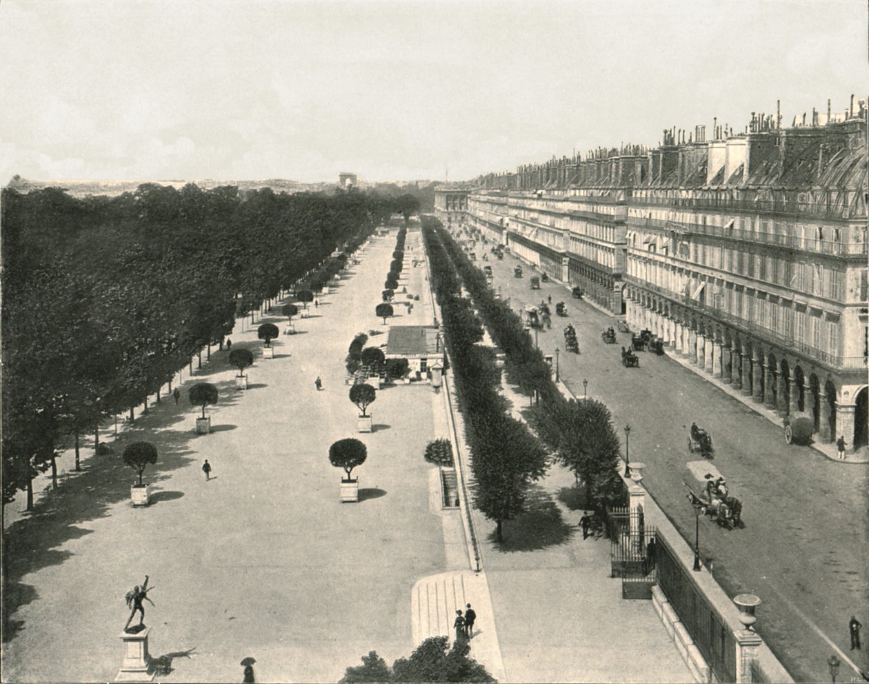 La Rue de Rivoli, Paris, France, 1895 - Unbekannt