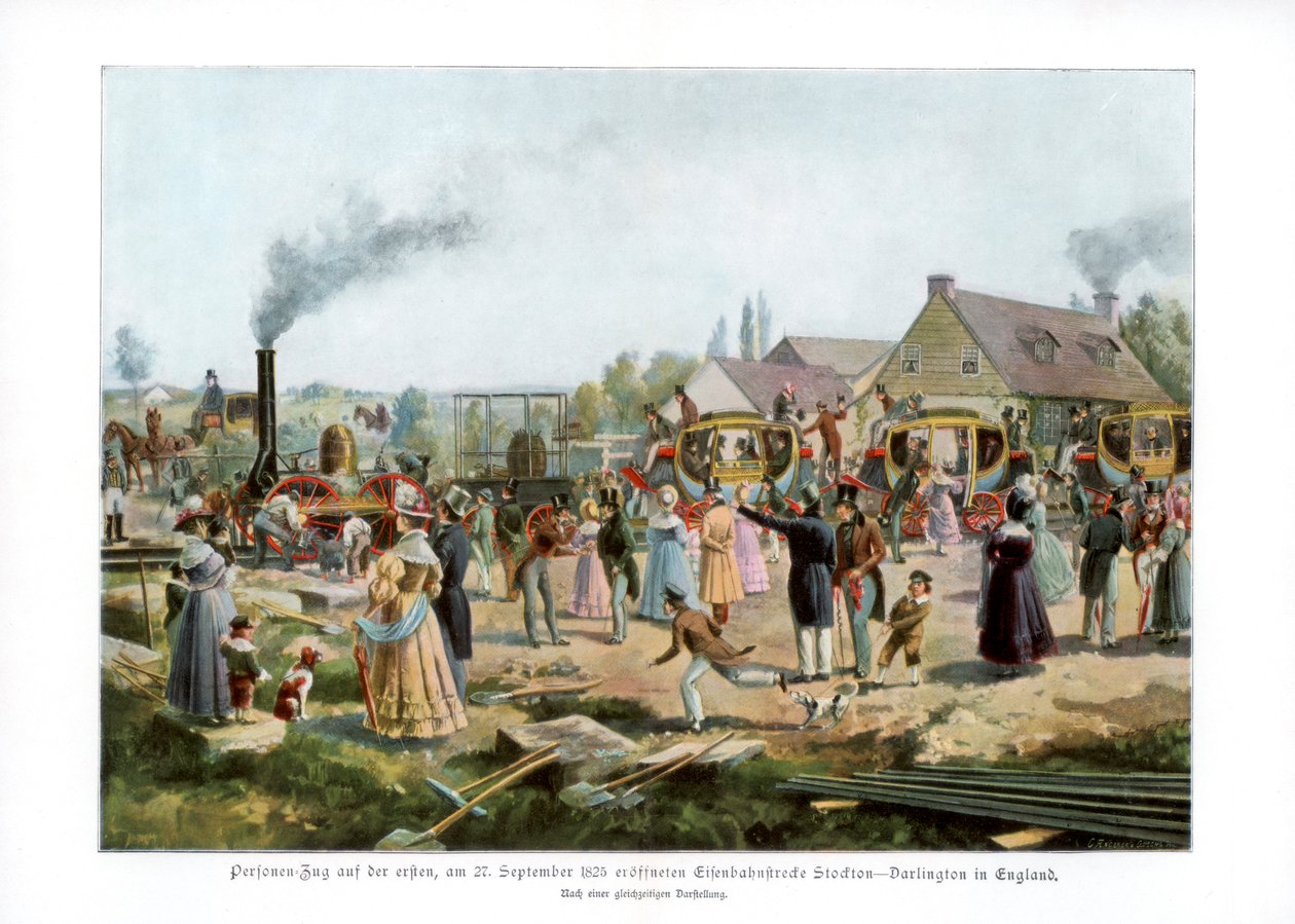 Le chemin de fer Stockton & Darlington, 1825, 1900 - Unbekannt