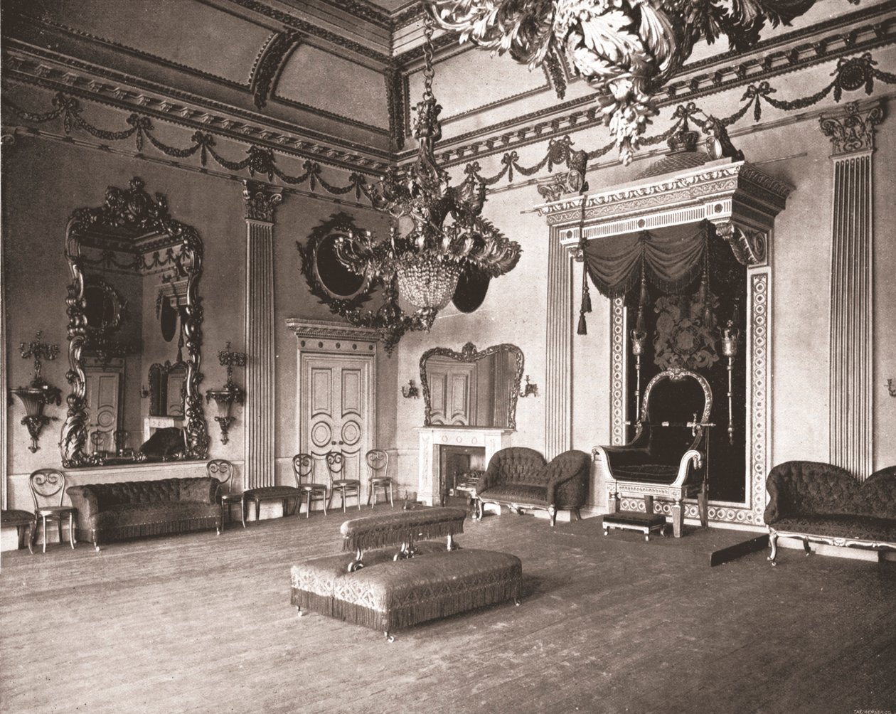 La salle du trône, château de Dublin, Dublin, Irlande, 1894 - Unbekannt