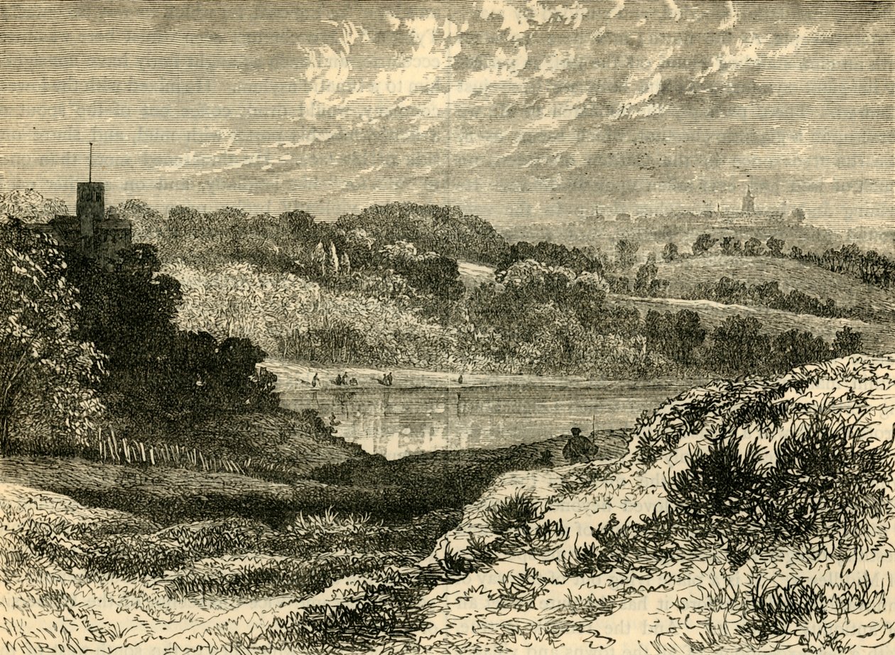 La Vallée de la Santé, vers 1876 - Unbekannt