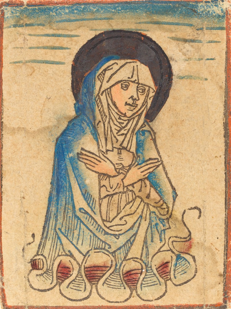 La Vierge dans les nuages - Unbekannt