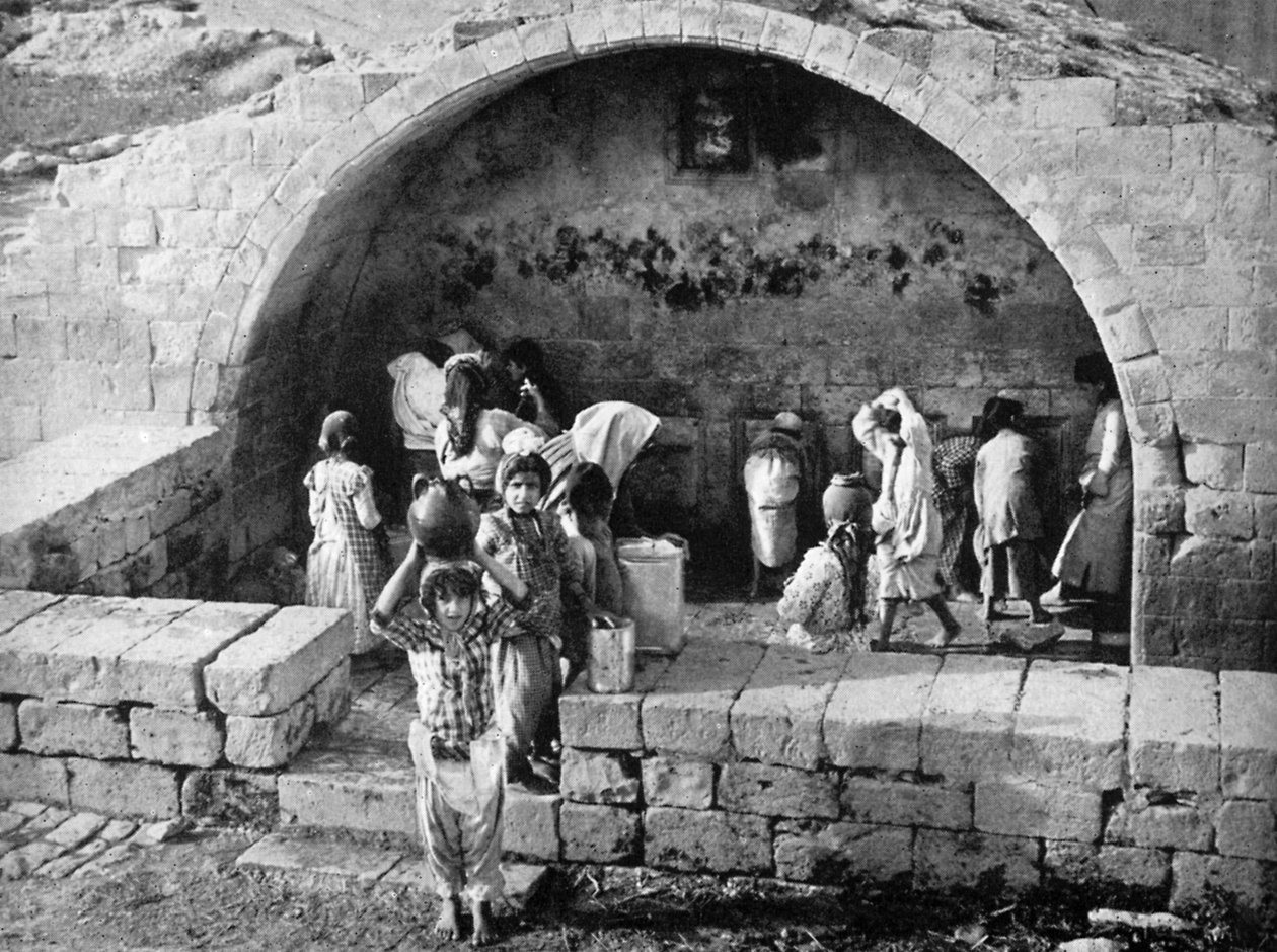 Le puits des Vierges à Nazareth, 1926 - Unbekannt