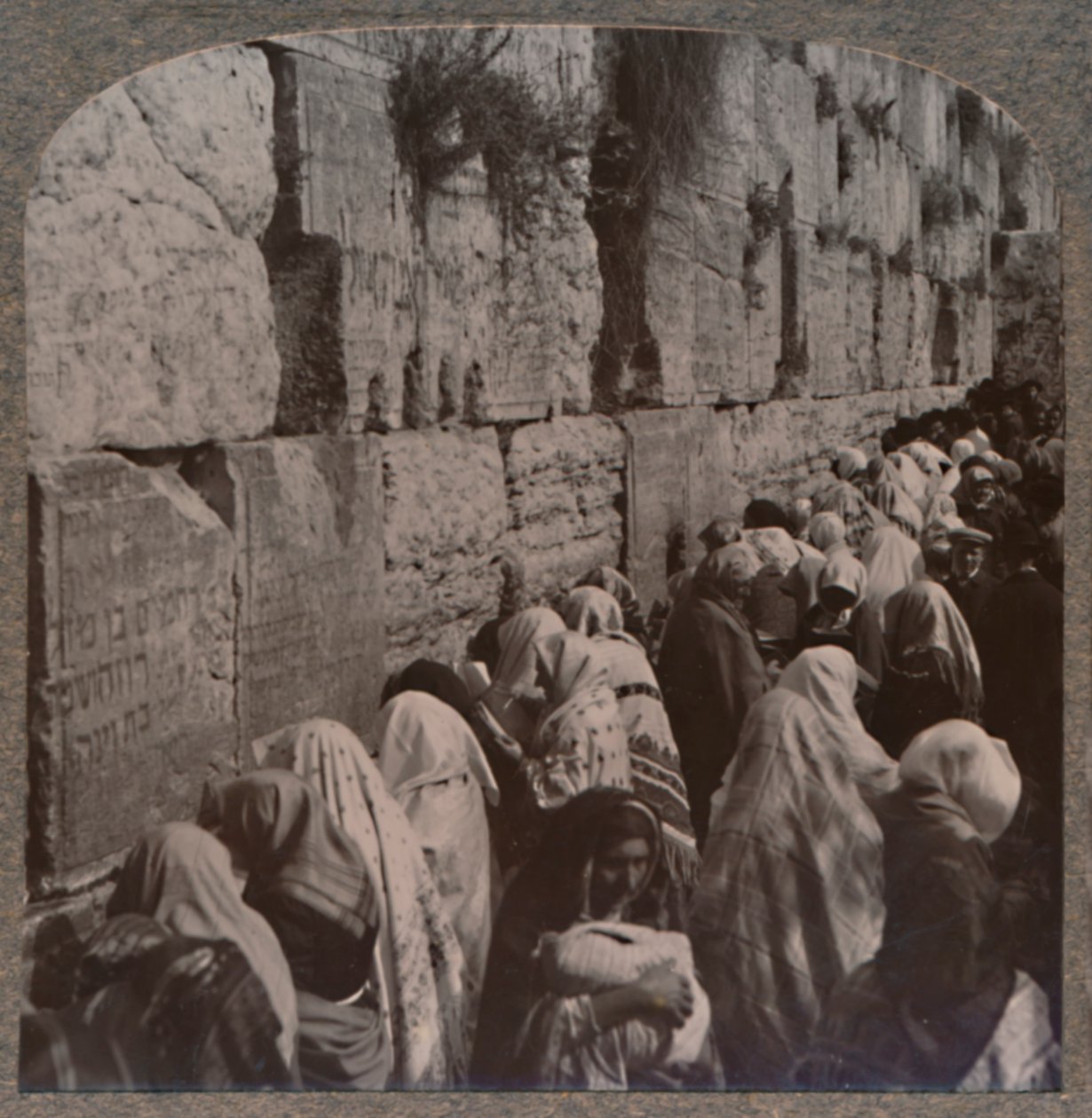 Le Mur des Lamentations, Jérusalem, vers 1900 - Unbekannt