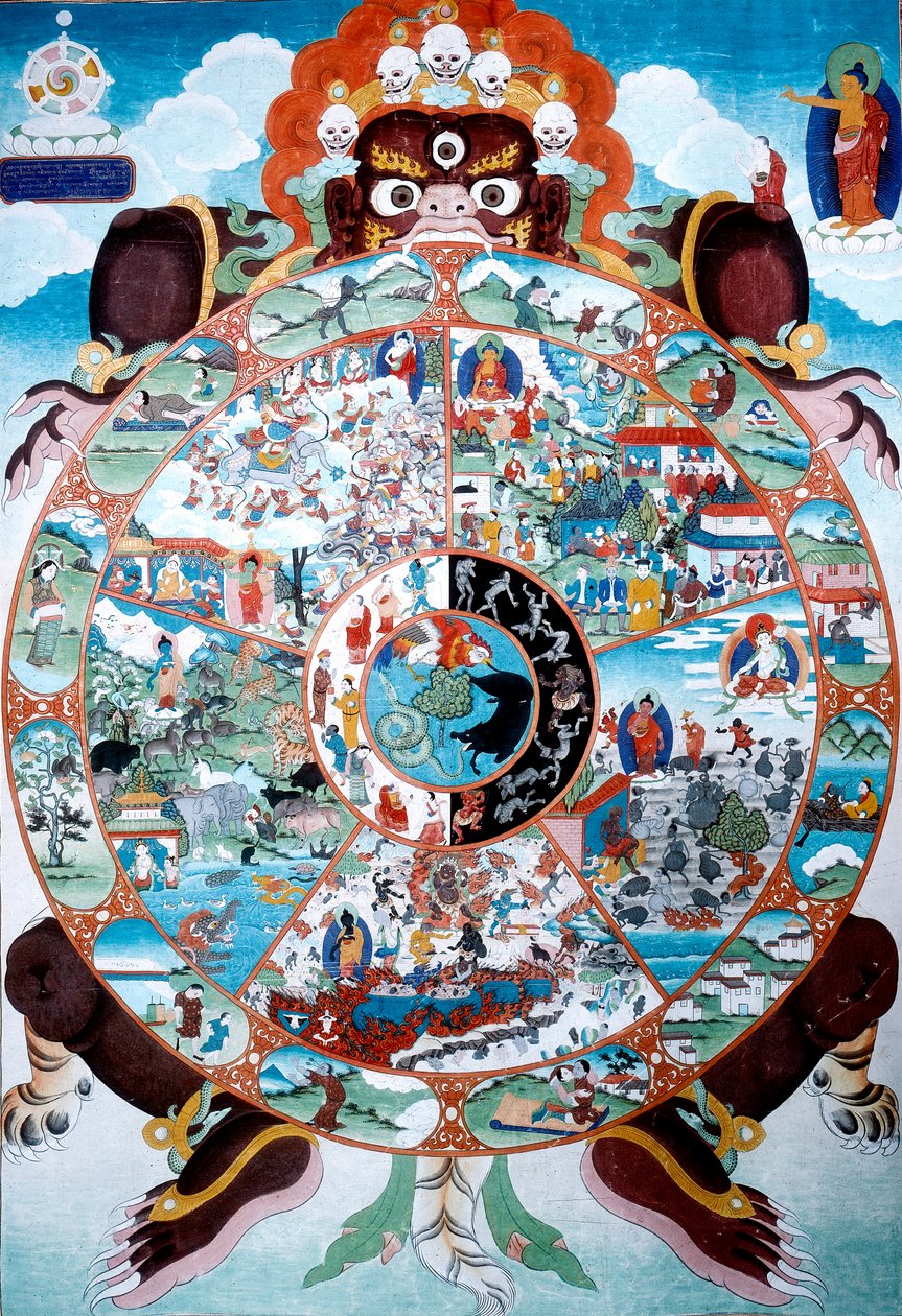 La Roue de la Vie, Tibet, 19e-20e siècle - Unbekannt
