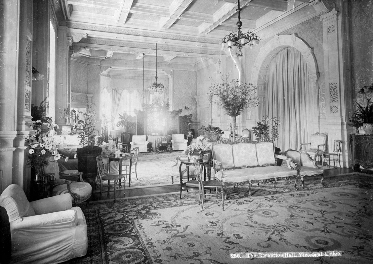 La salle de réception, Viceregal Lodge, Inde, 20ème siècle - Unbekannt