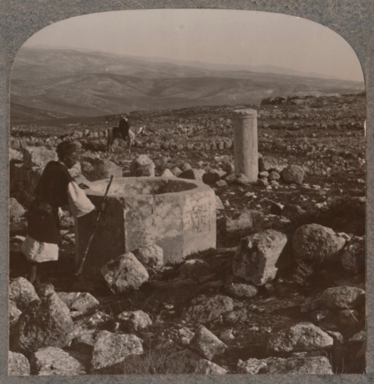 Les ruines de Tekoa, vers 1900 - Unbekannt
