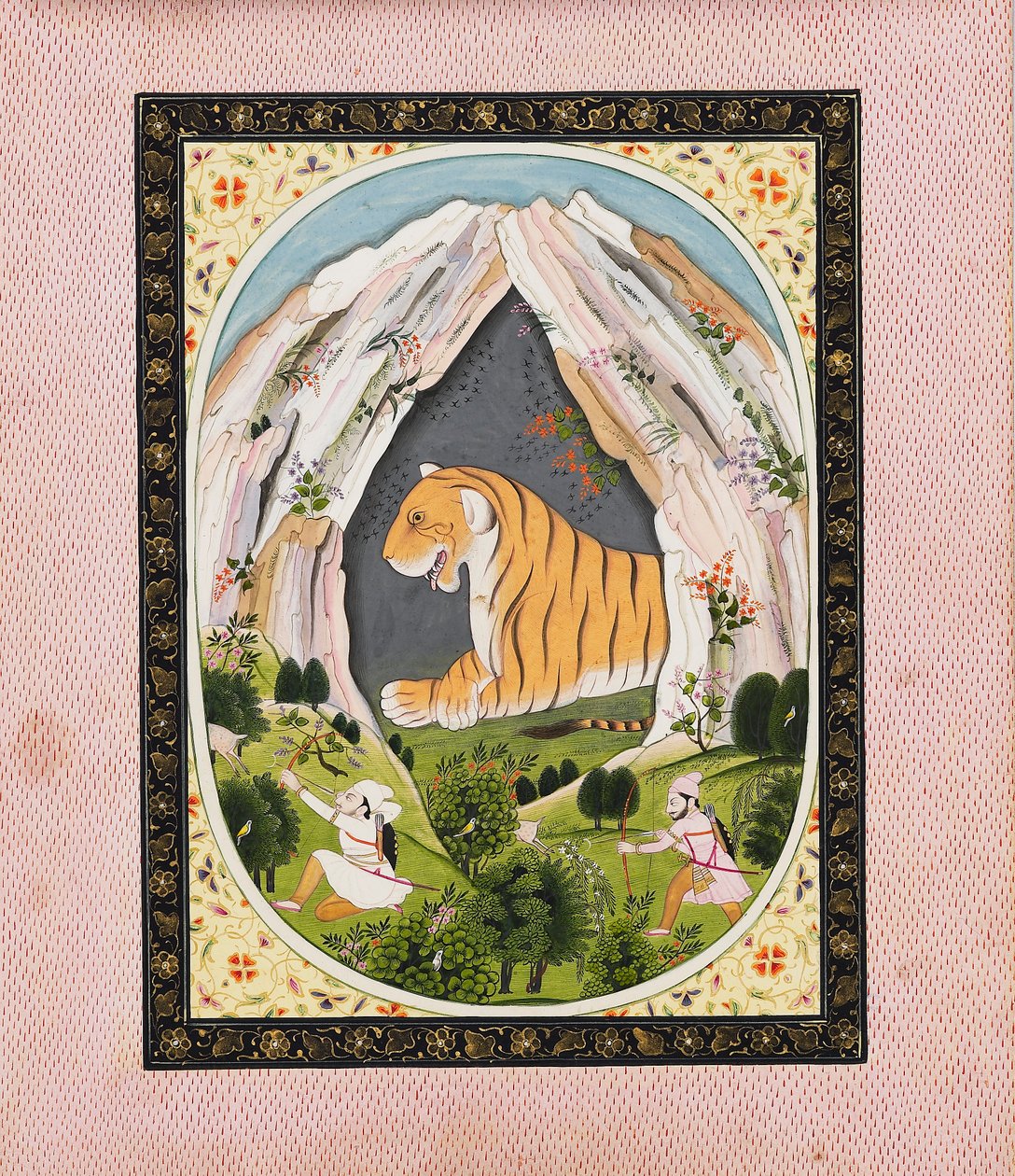 Tigre dans une grotte - Unbekannt