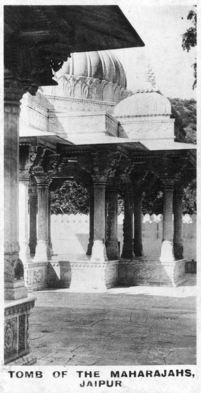 Tombe des maharajas, Jaipur, Rajasthan, Inde, vers 1925 - Unbekannt