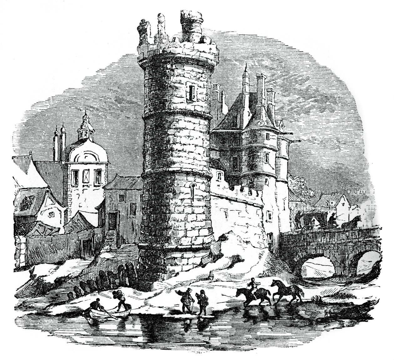 Tour de Nesle, Paris, XVIIe siècle, 1870 - Unbekannt