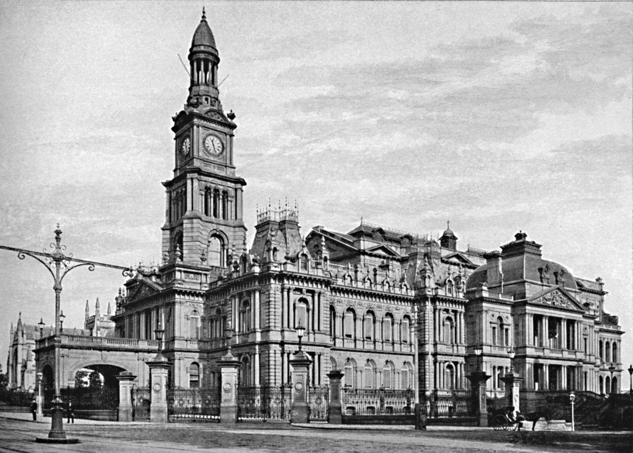 Hôtel de ville, Sydney, vers 1900 - Unbekannt