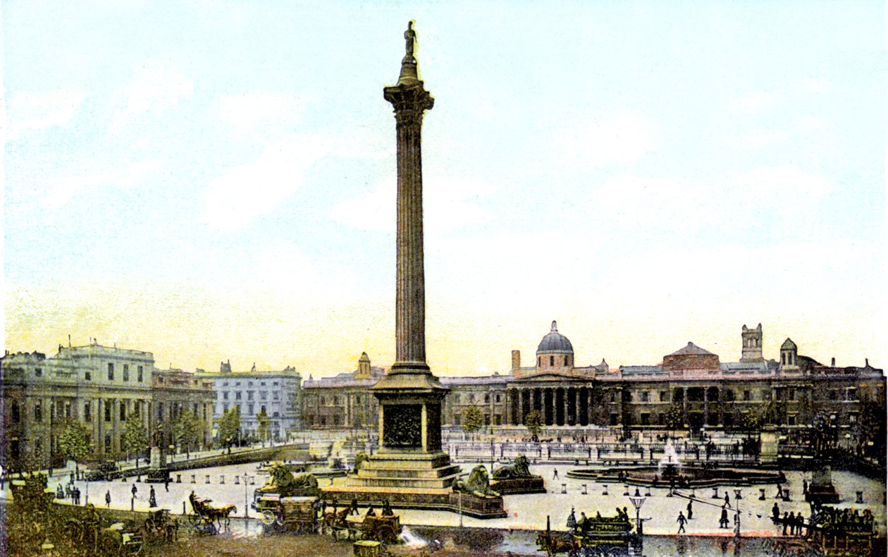 Trafalgar Square et la colonne de Nelson, Londres, 20e siècle - Unbekannt