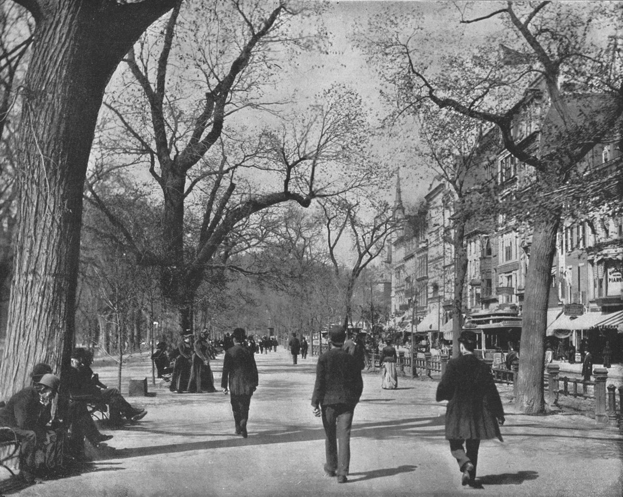Tremont Street et The Common, Boston, USA, vers 1900 - Unbekannt