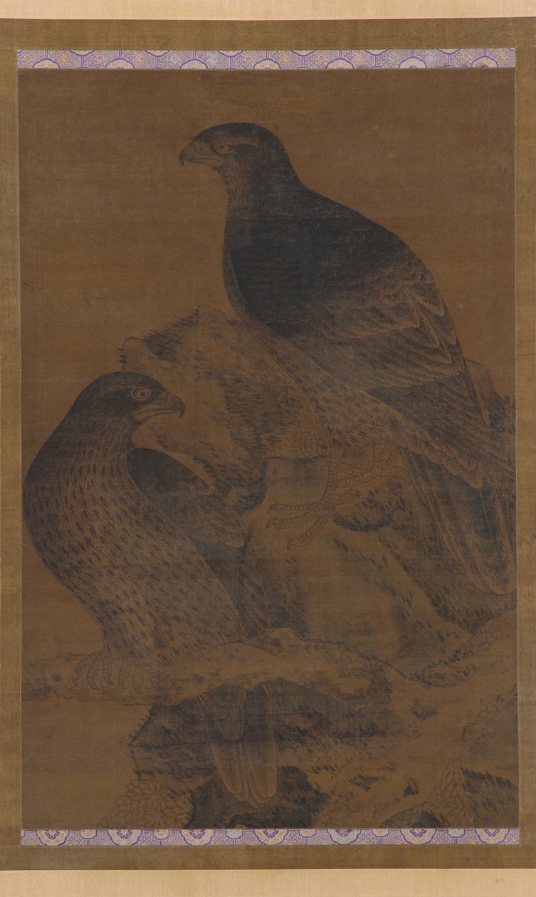 Deux aigles, dynastie Ming, 1368-1644 - Unbekannt