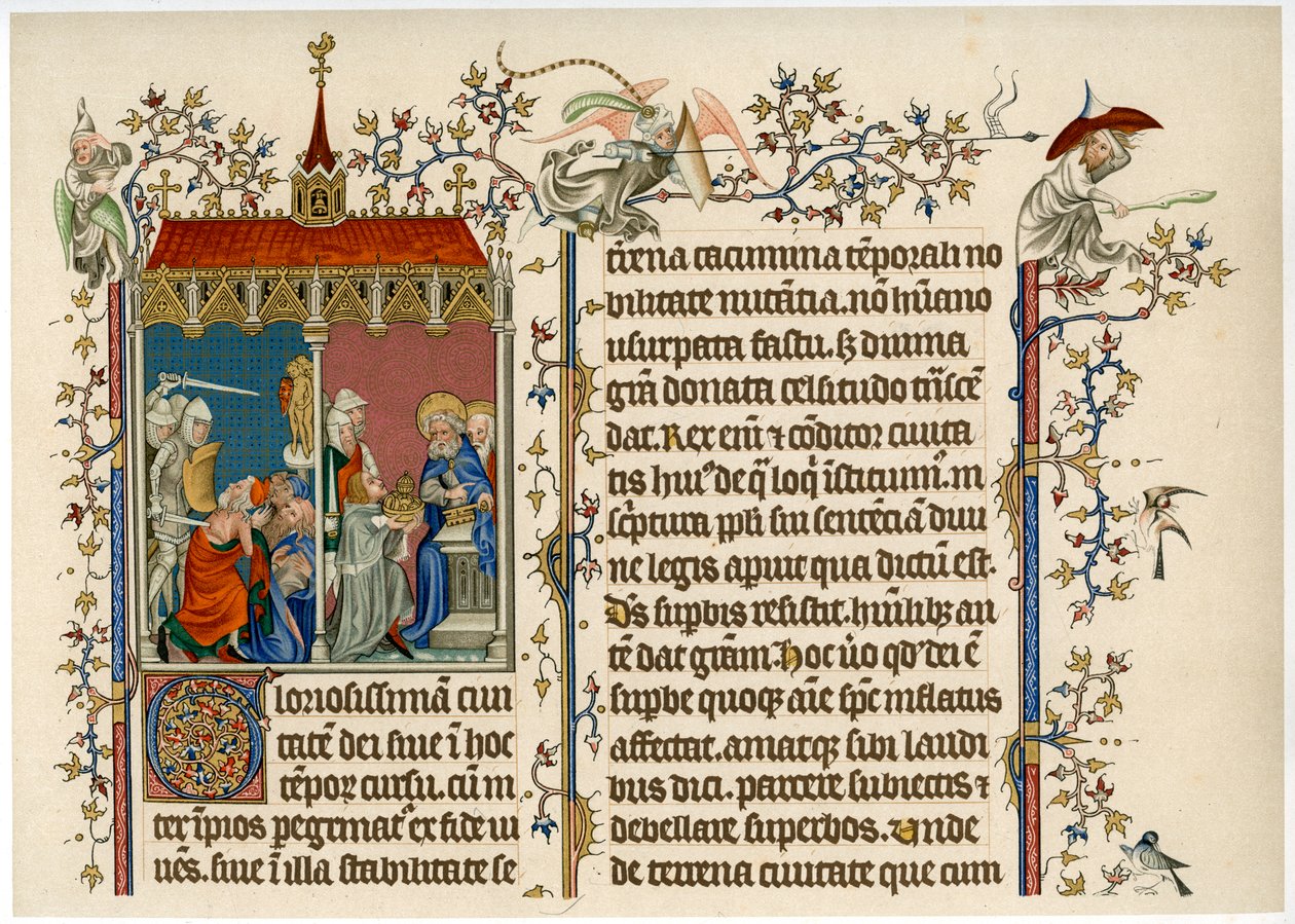 Deux scènes bibliques, fin 14e siècle - Unbekannt